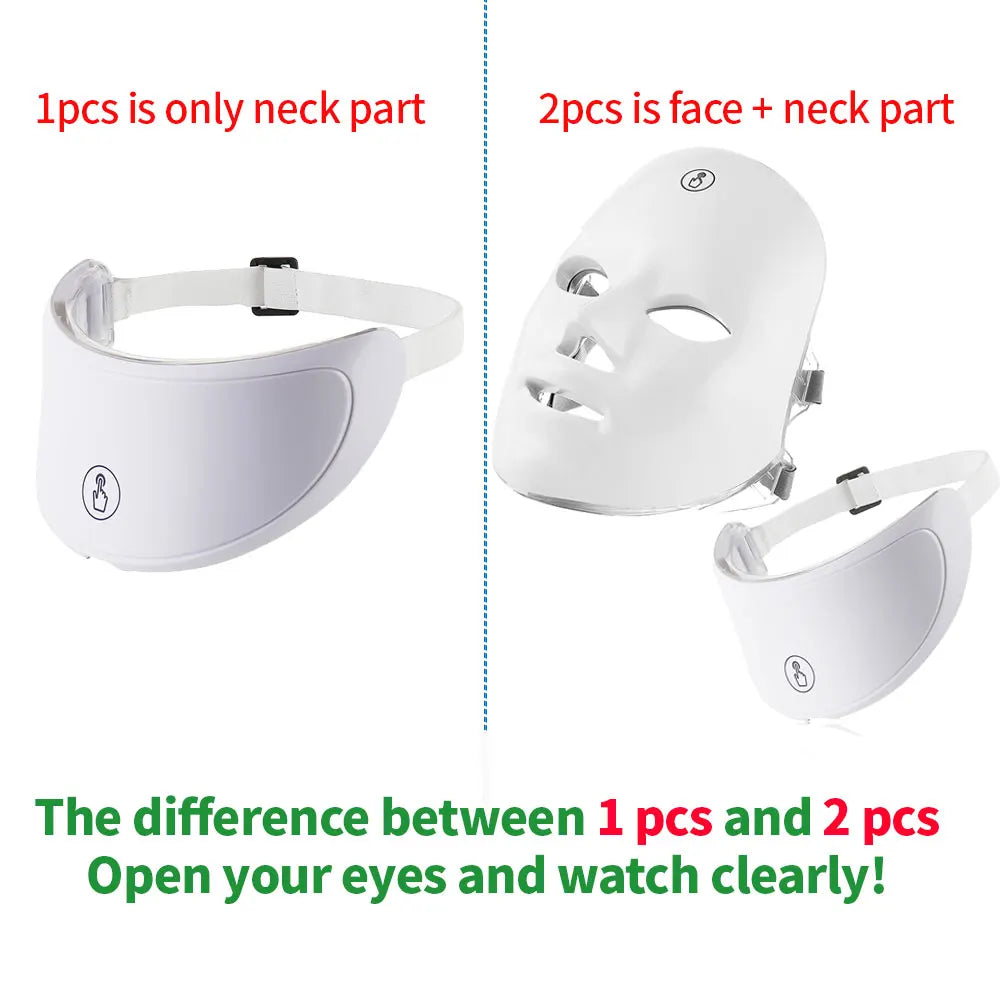 LED Face Neck Beauty Mask