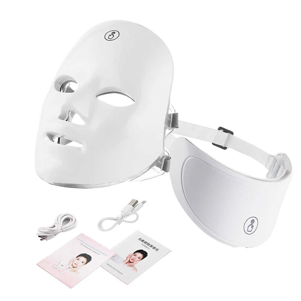LED Face Neck Beauty Mask