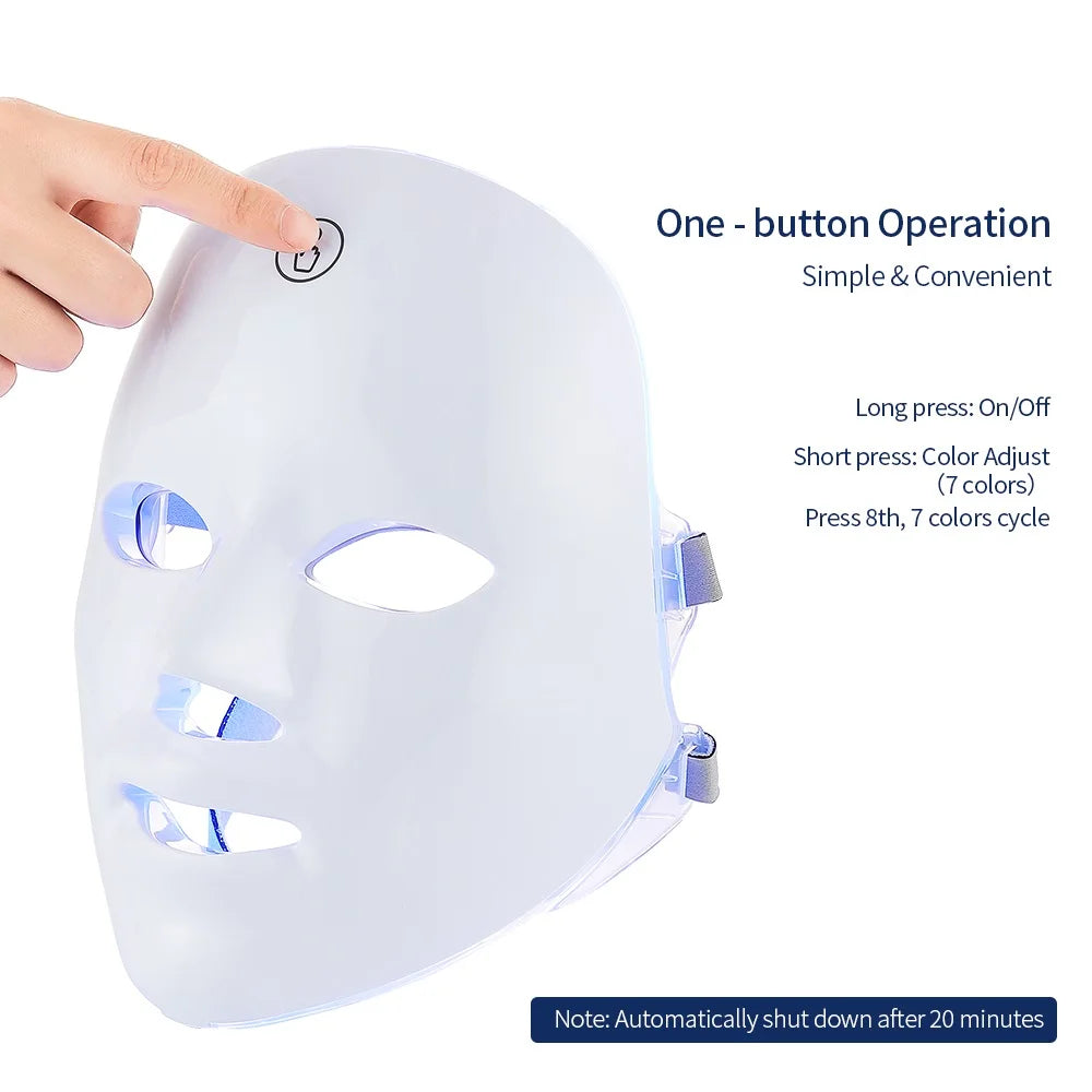 LED Face Neck Beauty Mask