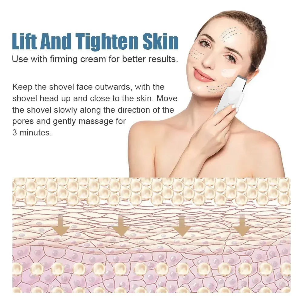 Deep Vibrating Skin Scrubber Facial Cleaner