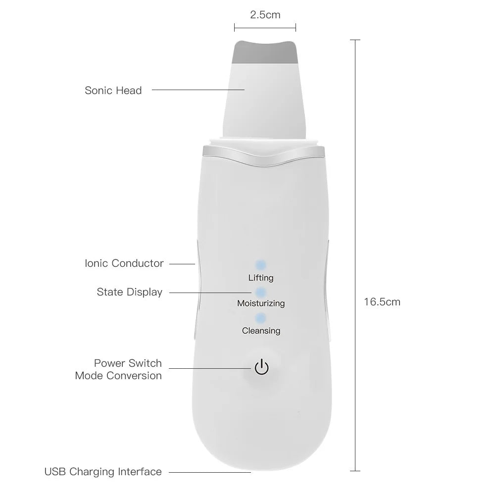 Deep Vibrating Skin Scrubber Facial Cleaner