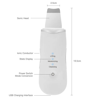 Deep Vibrating Skin Scrubber Facial Cleaner
