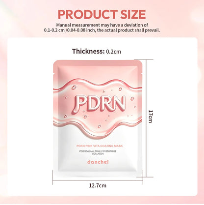 PDRN Vitamin B12 Coating Mask Barrier Repair High Purity Salmon DNA PDRN Improve Elasticity Evens Tone Deep Moisturizing Mask
